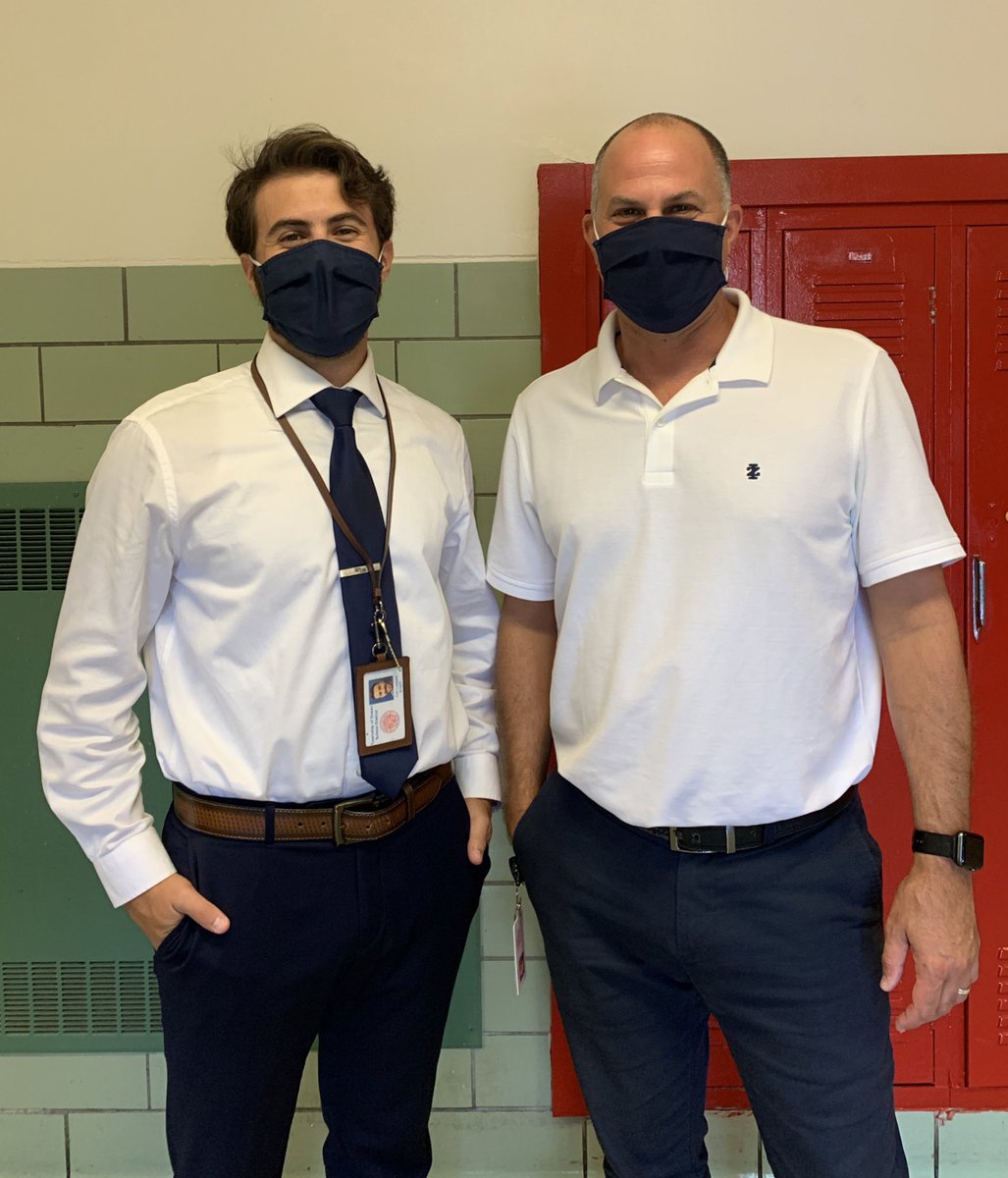 Had some unplanned color coordination with <a href="/JLang_OTES/">Joe Lang</a> for this terrific Tuesday! #OTESPride #SpartanLegacy