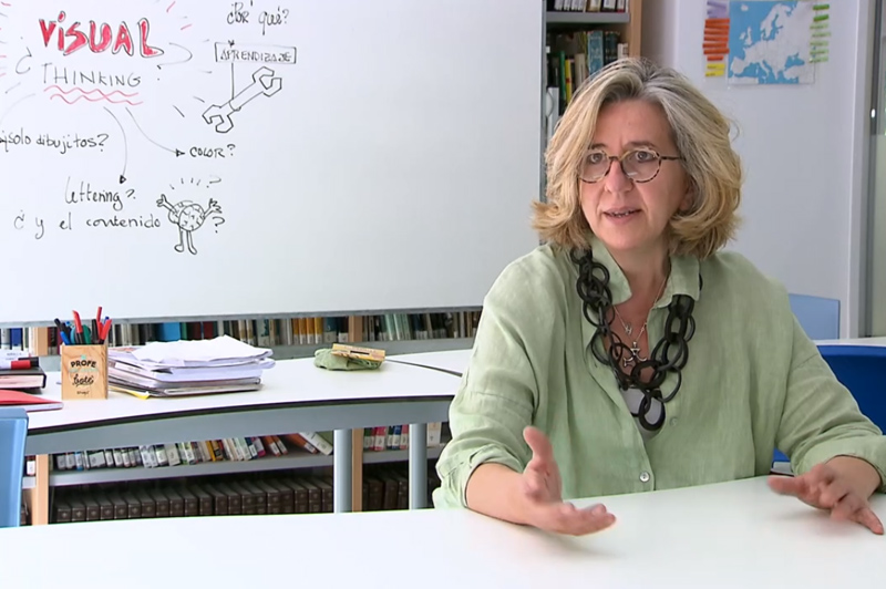 Porque #AprenderDibujando es posible,es inclusivo, es divertido,es útil,es eficaz y aplicable a cualquier etapa ¿lo quieres comprobar a pie de aula? <a href="/aventurasaber/">La Aventura del Saber</a> <a href="/la2_tve/">La 2</a> <a href="/jh_newman/">Colegio Internacional J. H. Newman</a>
 con la profesora #HenarMoros. A partir del 34'40 #VisualThinking 
rtve.es/play/videos/la……