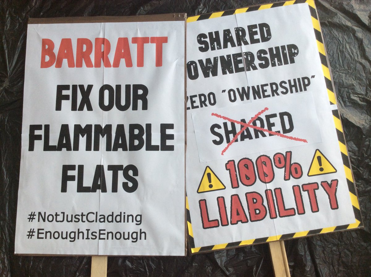 W68369472's tweet photo. All set for Thu. Sick and tired of:
Barratt
#FireSafety Defects
Moat Homes
Insane Service Charges
Jenrick
Ignorant MP's
#SharedOwnershipScam
Feudal #Leasehold
Homeground / E&M
R&R
#BSBill
Fire Safety Act
#BuildingSafetyCrisis
F*ing Cladding
Cladmin
#WakingWatchScam https://t.co/FwZrO92toh