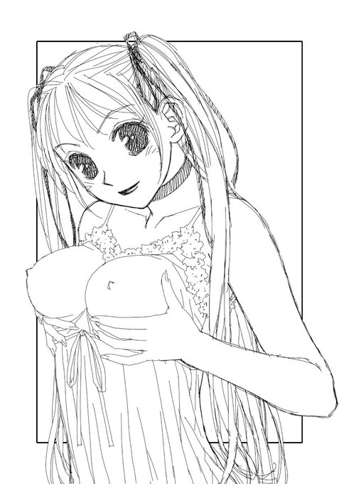 「My doll house」の下描き
台詞フキダシ擬音無し絵その、58

それにしても、なんか急に寒くなっちゃって…また秋は短いのなぁ 