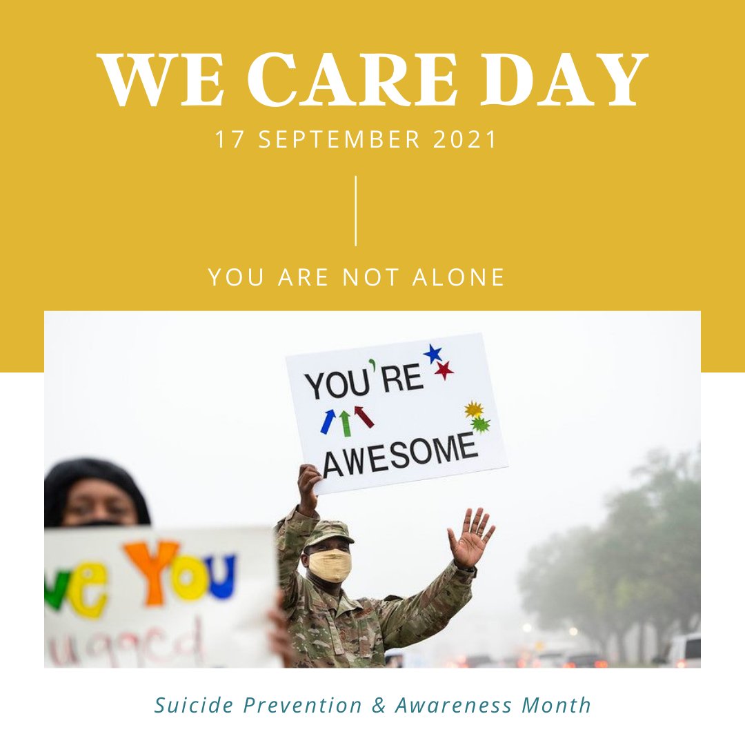Join us in showing support for the Joint Base San Antonio community by participating in 'We Care Day' this Friday.