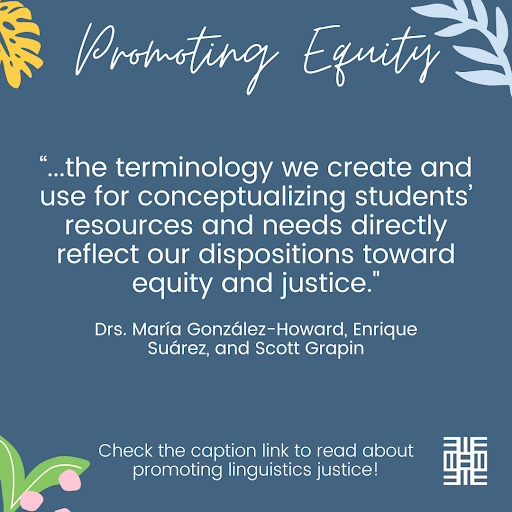 Have you read this #LinguisticJustice article by @MGonzalezHoward & @SciEdHenry?  
Click this link now to read! onlinelibrary.wiley.com/doi/full/10.10…
Then head to this Twitter feed for next steps! twitter.com/SciEdHenry/sta…

#Loravore #RetireELL