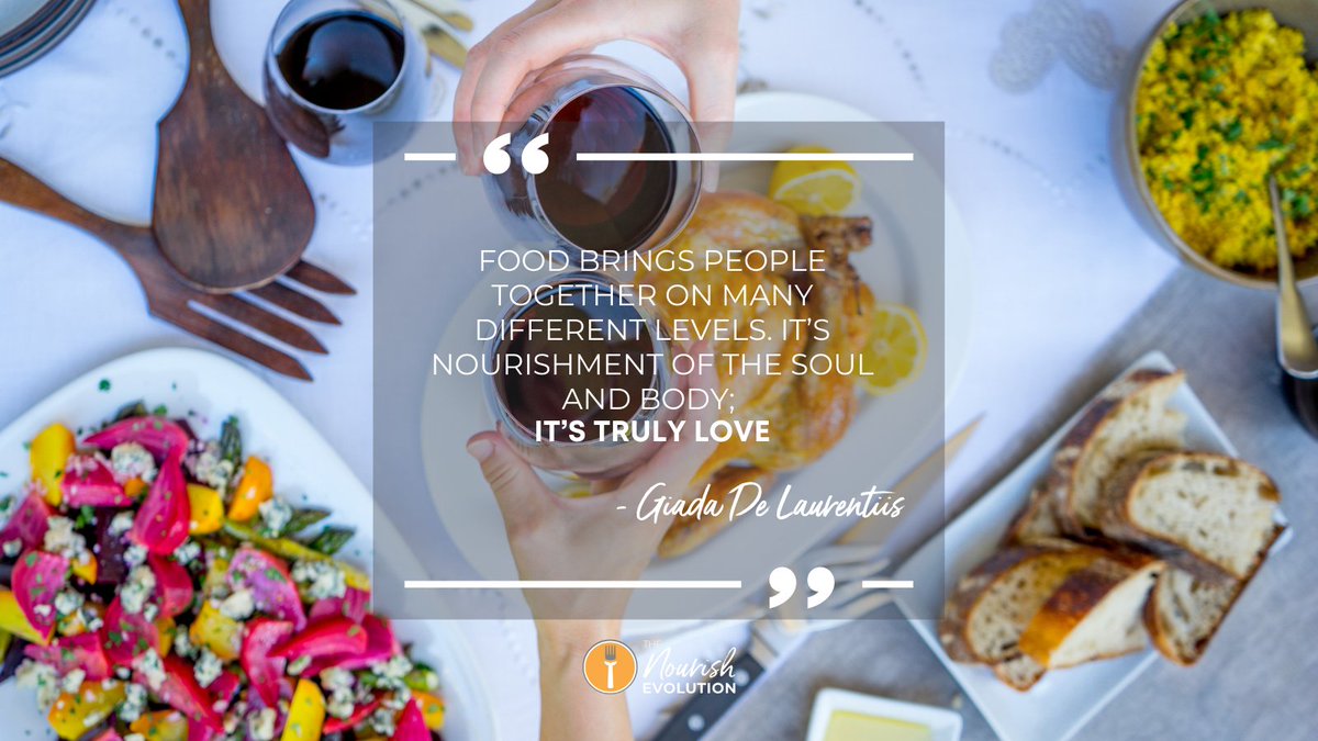 LiaHuberNOURISH's tweet photo. Food is about SO much more than just what we eat … it can nourish us at every level- body, mind and soul.  🧡🙏🏻🧡

#nourishment #giadadelaurentis #wisdomwednesdays #thenourishevolution #easymeals #iamnourished  #healthyeating #cooktheseasons https://t.co/cEM4JDmt34