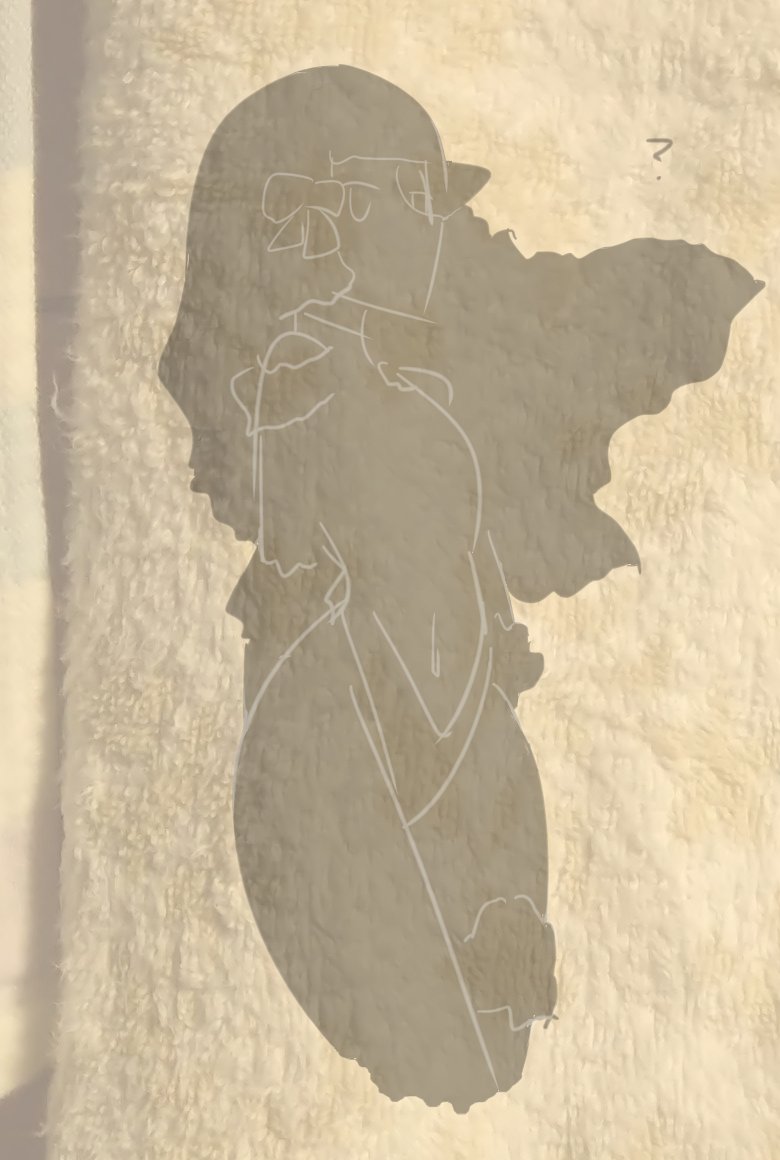 タオルの柄に美少女を見た 