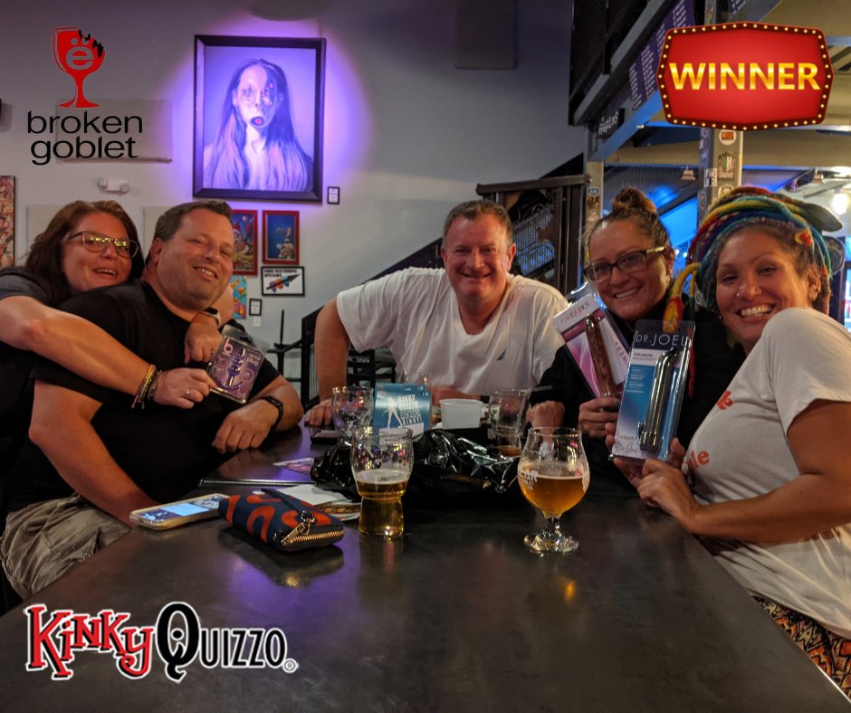 Big Weiners from last week's game at #BrokenGobletBrewing #quizzo kinkyquizzo.com for details