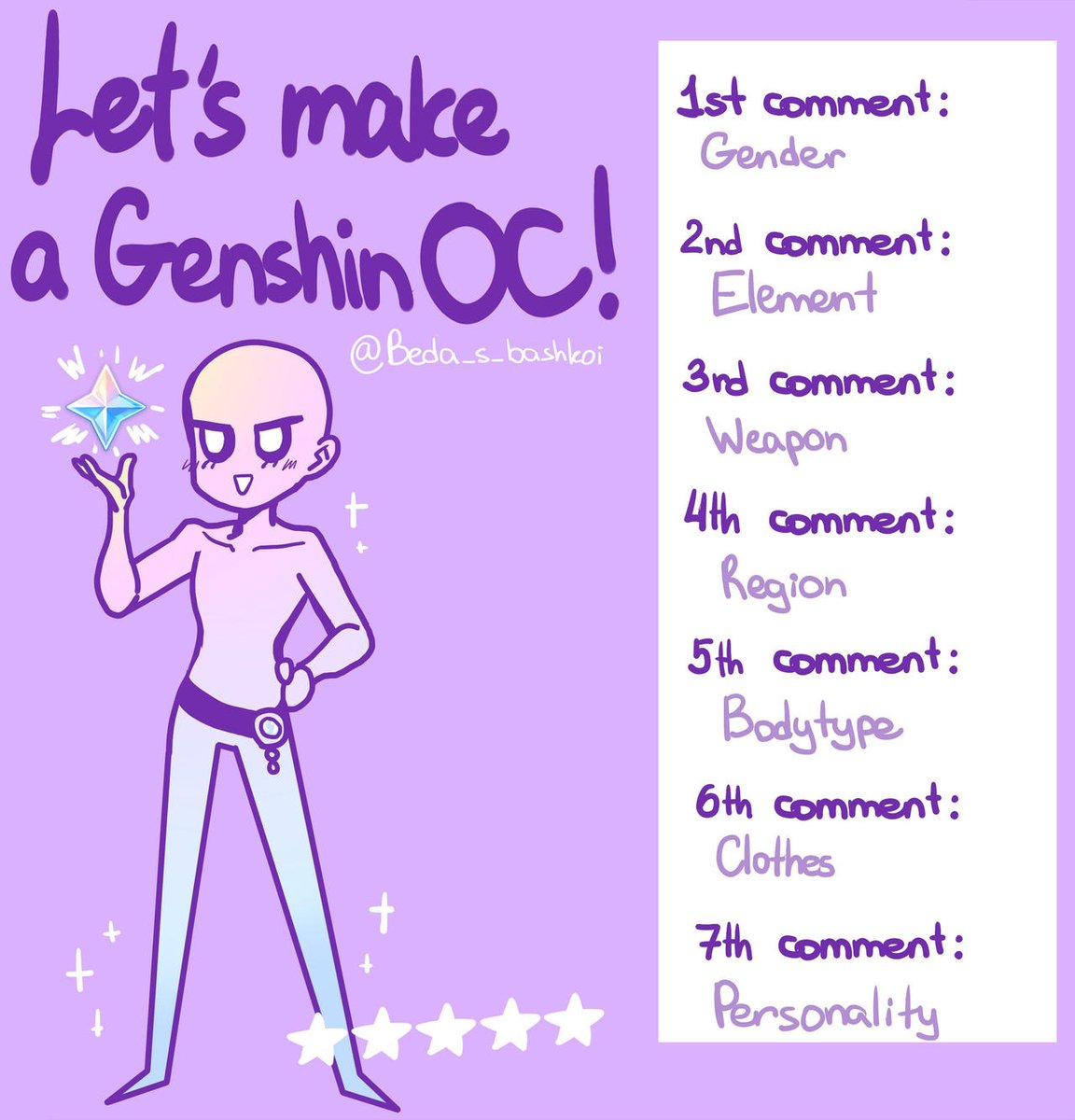 Found this floating around and thought "heck yeah let's do this!"
SO THROW YER COMMENTS AT ME. I'M READY!!!

-Credit to the op!-