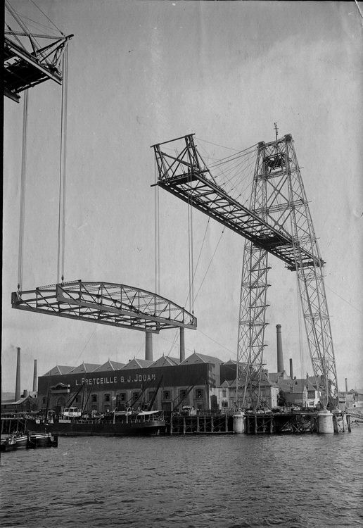 #Nantes le pont transbordeur (photo de <a href="/VictorGirardN/">Victor Girard</a> ) #Bretagne 1903