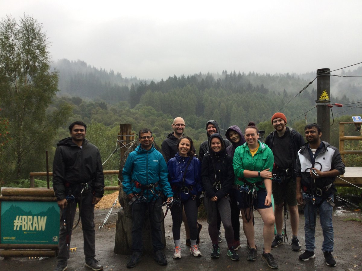 Sapkota Lab (@sapkota_mrcppu) on Twitter photo Had a much-needed (outdoor) lab retreat in Aberfoyle after such a long time! We also managed to come out intact from the Go Ape Adventures (Treetop Challenges, Zip Lines & High Ropes) in <a href="/GoApeAberfoyle/">Go Ape Aberfoyle</a>. Thanks <a href="/CartonBill/">Bill Carton</a> for organising it this year. #labretreat #BackToNormal Had a much-needed (outdoor) lab retreat in Aberfoyle after such a long time! We also managed to come out intact from the Go Ape Adventures (Treetop Challenges, Zip Lines & High Ropes) in <a href="/GoApeAberfoyle/">Go Ape Aberfoyle</a>. Thanks <a href="/CartonBill/">Bill Carton</a> for organising it this year. #labretreat #BackToNormal