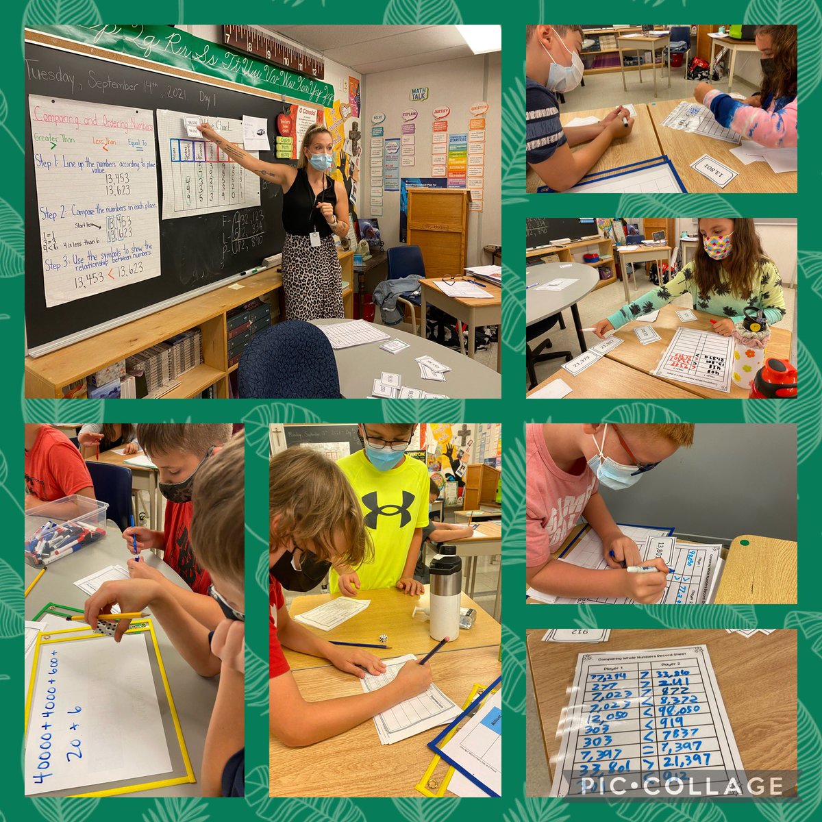Who doesn’t love a friendly game of Comparing Numbers War? <=> <a href="/stgcatholic/">St. Gabriel</a>