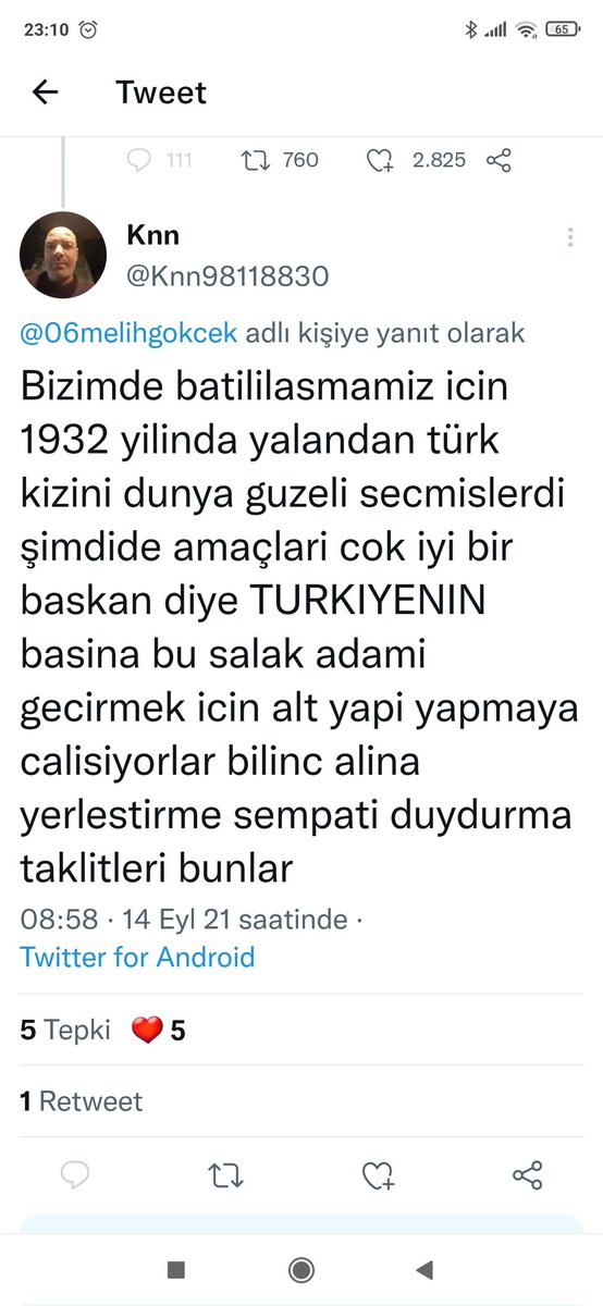 KafalarKitap's tweet photo. @Knn98118830 
Sayın @mansuryavas06 ..
 üstte ismi olan şahıs size tweeter üzerinden hakaret etmekte. Gerekeni yapacağınızı umuyorum. Hakaretin ekran resmi aşağıdadır.
@mansuryavas06 
@ankarabbld 
@herkesicinCHP https://t.co/5wZscWiG6h