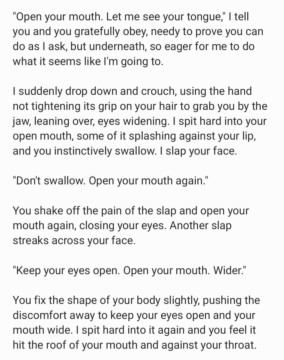 undrwrldofstars's tweet photo. 50 SHADES OF BLOOD excerpt
#vampire #erotica #fiction #kink #kinky #dands #domandsub #dominant #submissive #romance #sex #unconventionalrelationships #bdsm #erotic https://t.co/Cjw4kyfHnY