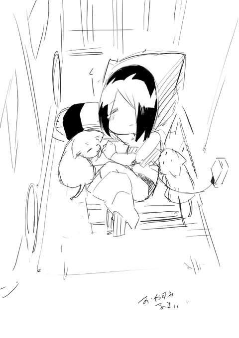 人の家の車庫で勝手に充電しながらスリープモードに入るアンドロイド狩りちゃん

おやすみなさい 