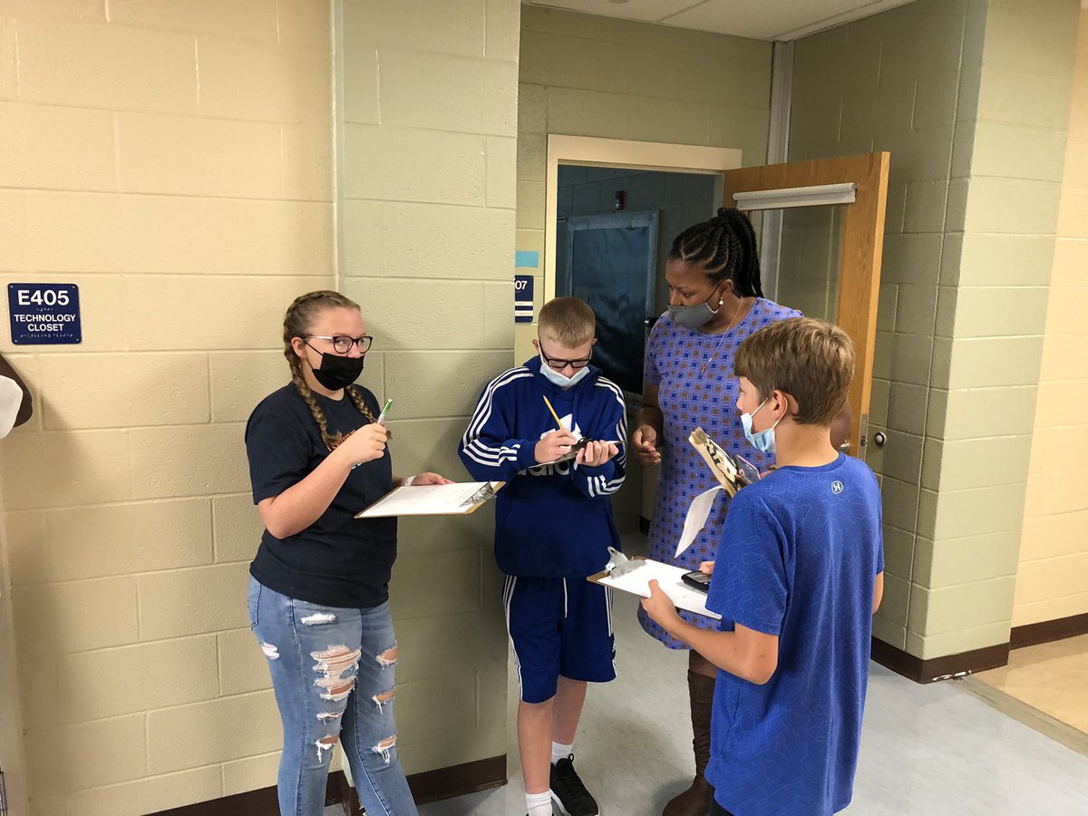 8th graders having fun solving equations!