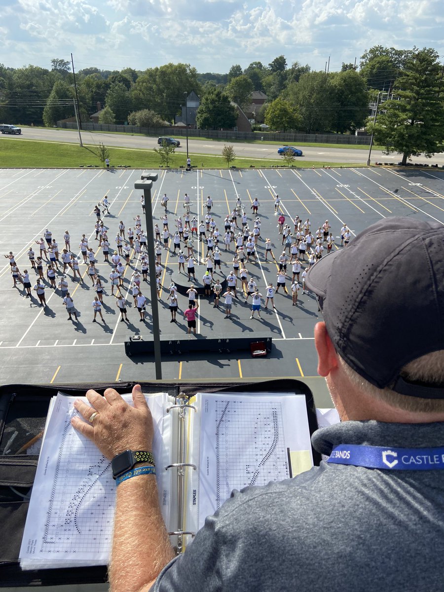 TLsuptLPS's tweet photo. Thought I’d climb up to the top of the Castle Band tower to see Mr Dean work his magic. #WCSCProud #NotAfraidOfHeights https://t.co/lwzR95RTe7
