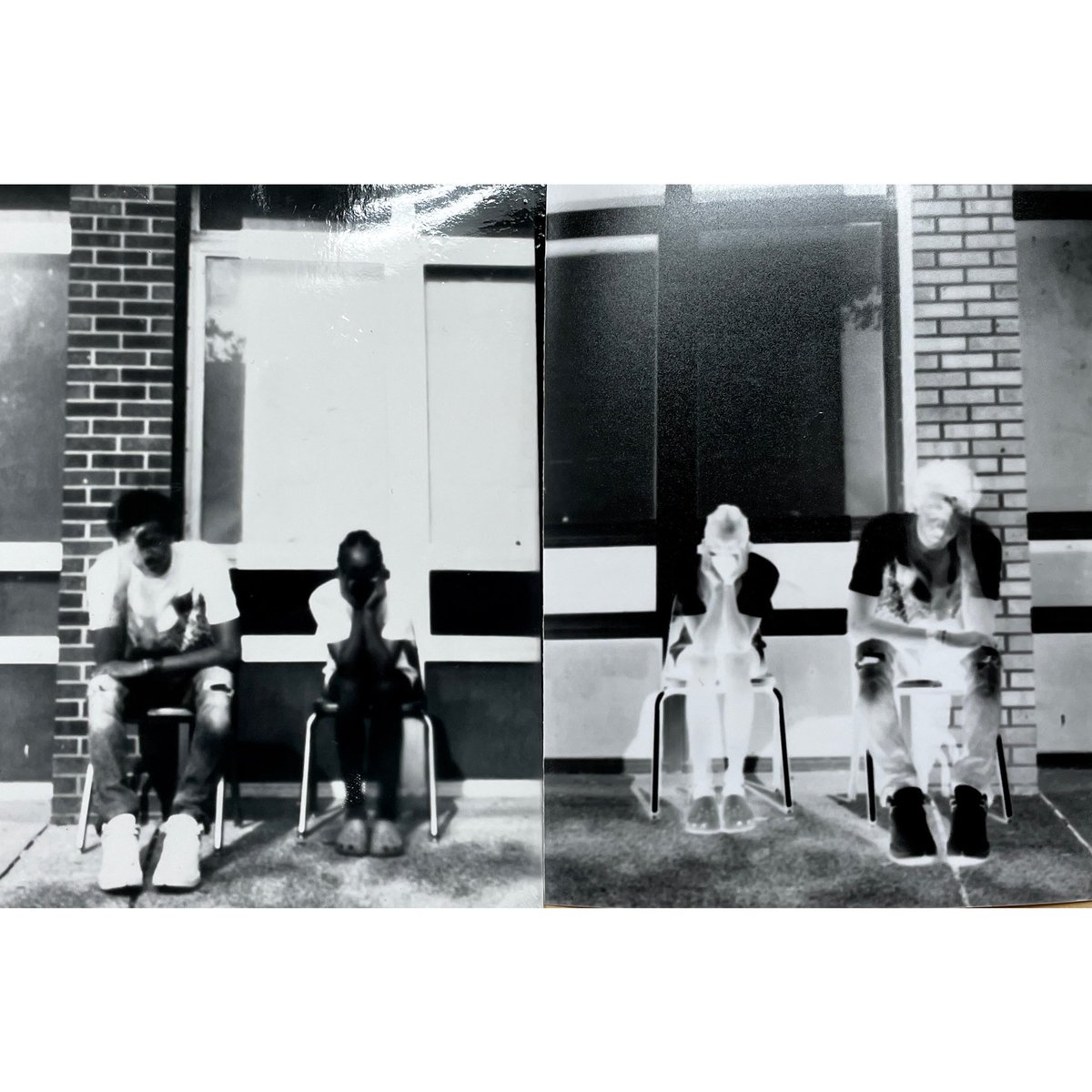 bruinsphoto's tweet photo. Super cool pinhole camera negative and positive images from @BHSBRUINS Photo 2 and Photo 3!
1-Mrs. Dobson & Mr. Sturgeon by Katie
2-Sean & Cionna by Sean
3-Courtyard shadows by Luke
4-Courtyard still life by Dakota
πΈπ€π€β¨#photographyismagic https://t.co/9jKdj2Jx5z