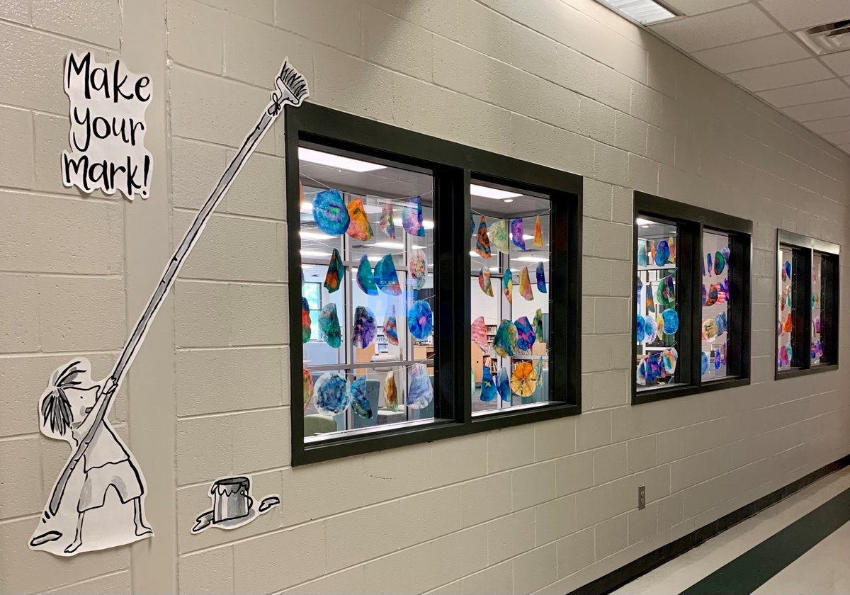 We celebrated Dot Day in the Learning Commons today! Everyone did such a fantastic job making their dots in the Explore Lab!