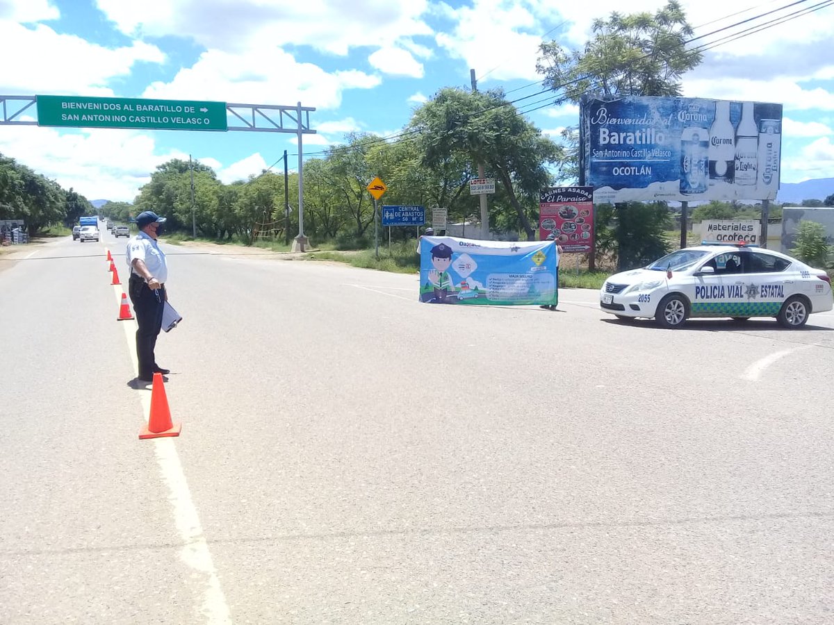 SSPC_GobOax's tweet photo. Como parte de la cruzada permanente de prevención de accidentes, nuestra @PolVial_GobOax mantiene #filtros de concientización, invitando a las y los conductores a respetar las reglas y normas de #transito #SeguridadVial https://t.co/hbMpJjvK2N
