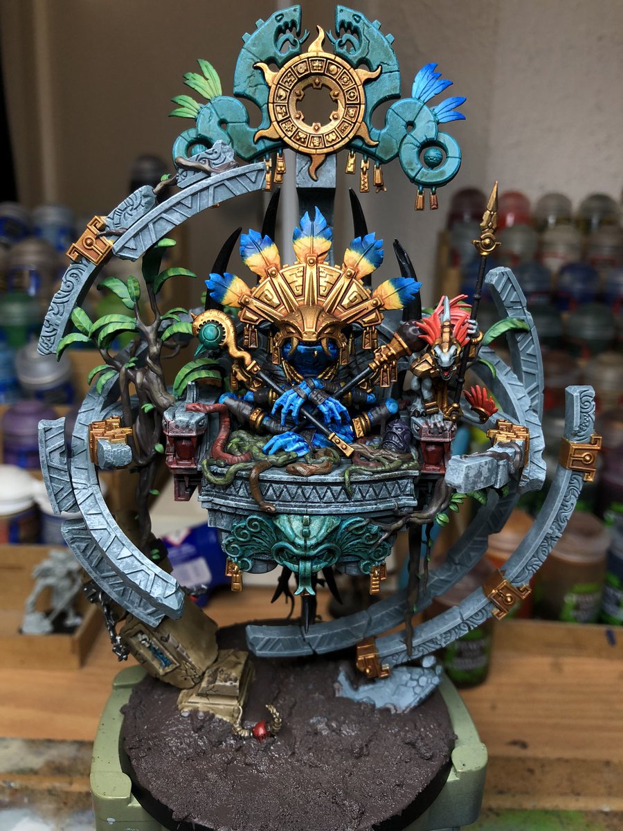 GrimbeardGaming's tweet photo. Lord Kroak is sooo cool!
Hope the player will be happy!

#paintingaos #paintingwarhammer #warmongers #seraphon #WarhammerCommunity @WarComTeam https://t.co/n2m1QdQHOi