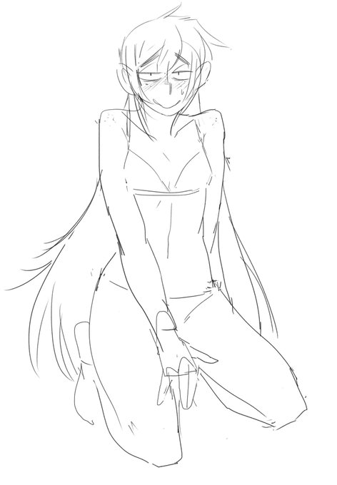 描きかけのを集めたらグラビアの撮影っぽくなったのうちの子をこそっと 