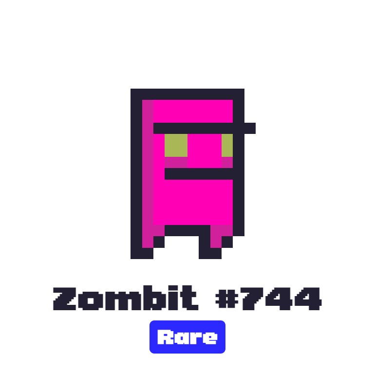 To celebrate 5,000 followers, we are giving away this rare Zombit #744 NFT! 🥳

Like, Retweet, and Comment and we will pick a winner in 24 hours!

Good luck 👾🧟
#CNFT #NFT $ADA