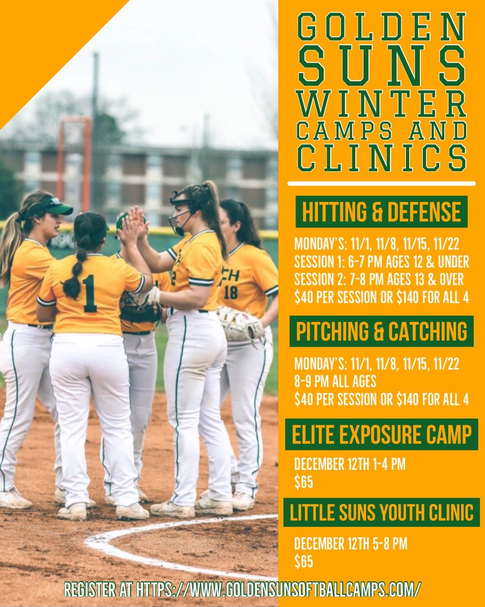 ATUSoftball's tweet photo. ***CAMPS ALERT***👀👀🥎🥎🥎 https://t.co/Yo2gJqz4UH