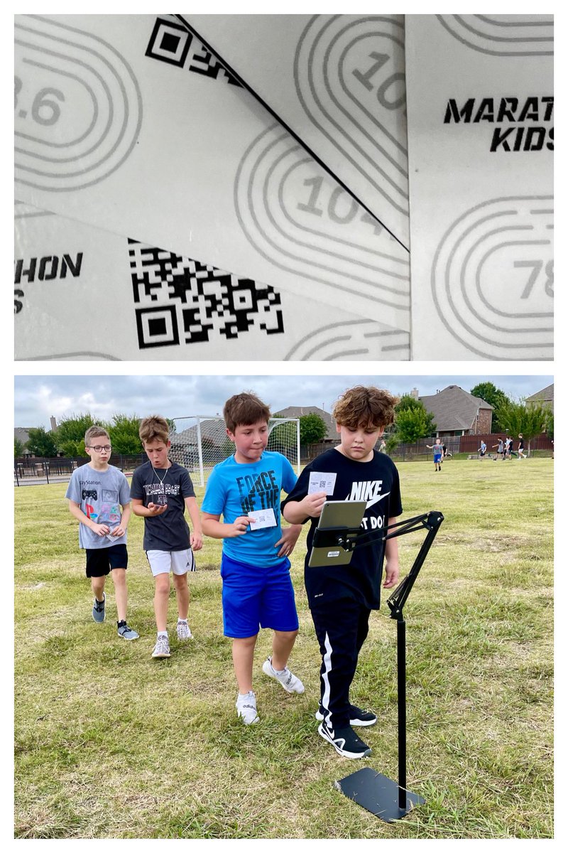 When technology intersects with physical education…Coach Roth utilizing iPads and QR Codes to help track student data for our school wide <a href="/marathonkids/">Marathon Kids</a> initiative! Keeping Cubs healthy and motivated! <a href="/rockwallschools/">Rockwall ISD</a> <a href="/CubInfo/">Stevenson Elementary</a> <a href="/RockElemC_I/">Rockwall ISD Elementary Schools</a> #OurCommunityOurKids