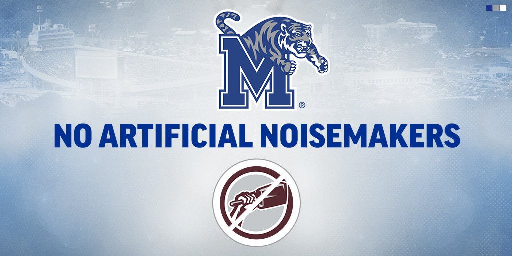 TigersAthletics's tweet photo. Reminder artificial noisemakers are not allowed in @LibertyBowlMem. https://t.co/gdtKFi1dV9