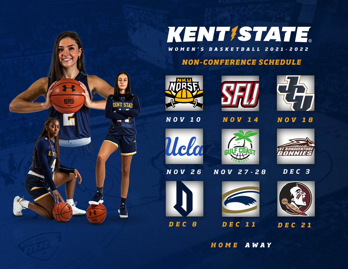 KentStWBB's tweet photo. Mark your calendars!! 🗓 Our 2021-2022 schedule is here! 

🔗: https://t.co/hUe2S9PuIg

#GoFlashes ⚡️ https://t.co/TvnONrbjnj