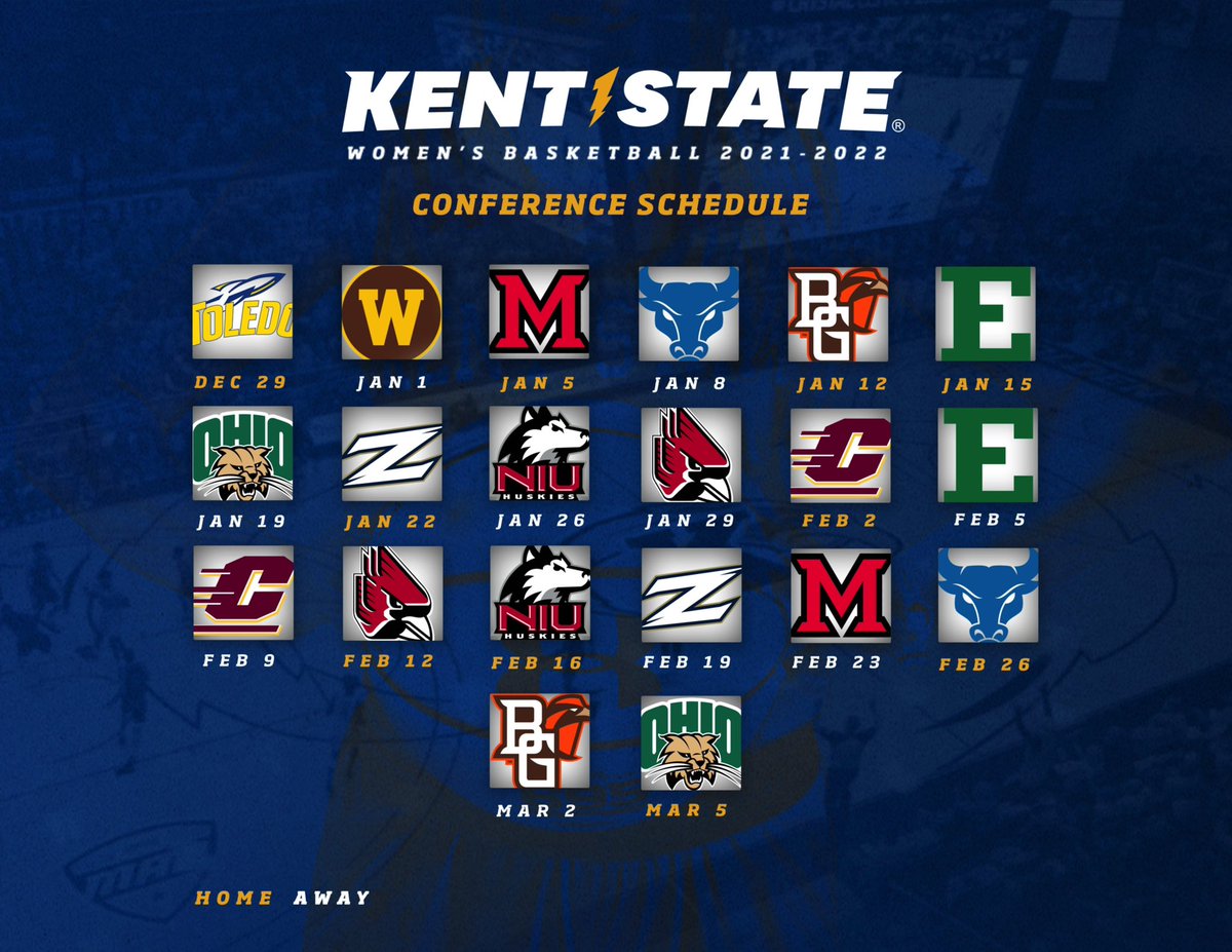 KentStWBB's tweet photo. Mark your calendars!! 🗓 Our 2021-2022 schedule is here! 

🔗: https://t.co/hUe2S9PuIg

#GoFlashes ⚡️ https://t.co/TvnONrbjnj