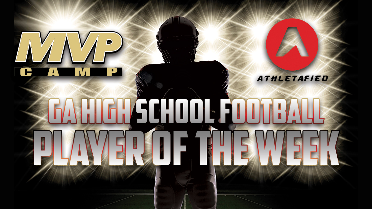 TheMVPCamps's tweet photo. Congratulations to @StrekoPeyton for being chosen as the state player of the week in Georgia. He rushed for over 260 yards and 6 TD's in a big win over Walton. He had a very impressive @TheMVPCamps performance as well this past spring. https://t.co/PNFNKvBZm0