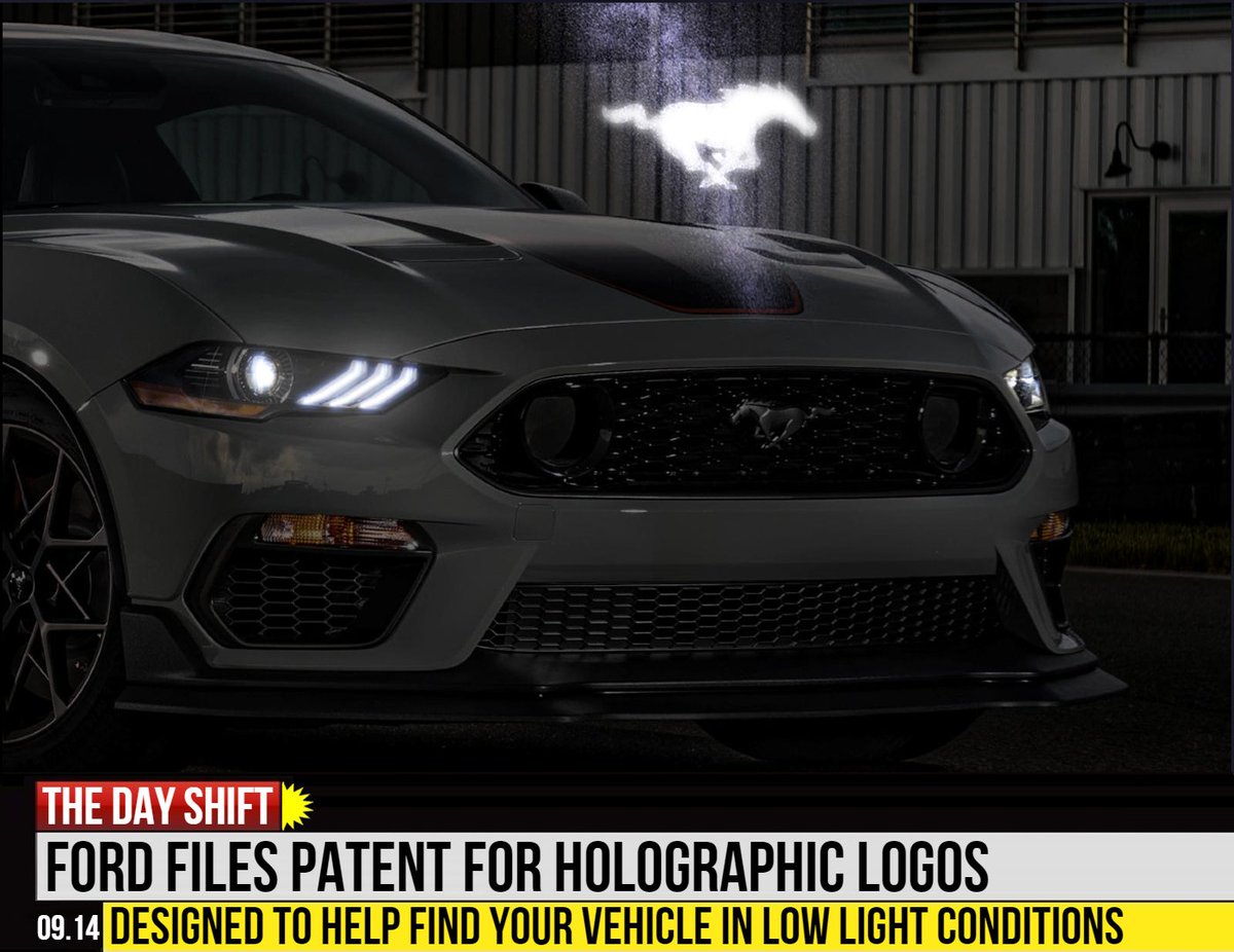 According to a recent patent filing, #Ford wants help ease the stress of locating your vehicle when in low light situations with a holographic projection system.

⚙ <a href="/Car_Sick_Nick/">Nick Cavanaugh</a>