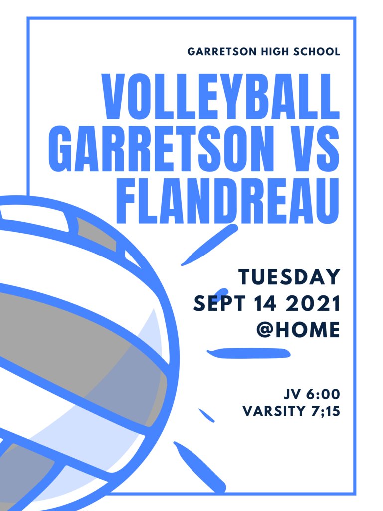 Good Luck to both the Soccer team in Vermillion and the Volleyball team hosting the Flandreau Lady Fliers!