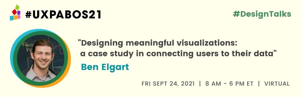 uxpaboston's tweet image. Learn #ucd #healthcare methods #scenariovalidation #decisiontreediagramming in Ben Elgart&apos;s #UXDesignTalk &quot;Designing meaningful visualizations: a case study in connecting users to their data&quot; #dataviz #UXPABOS21

Sched: sched.co/kQYF
Tix: ow.ly/bIZO50G2MFc