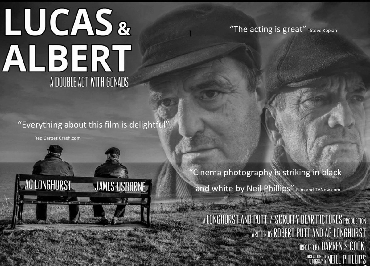 JOIN US FOR AWARD WINNING LUCAS &amp; ALBERT (15) 17 TO 20 SEPTEMBER AT THE REX, WITH SPECIAL INTRODUCTION/Q&amp;A WITH AG LONGHURST AND JAMES OSBORNE ON FRI 17 AND SAT 18 SEPTEMBER. therex.co.uk/bookall.php