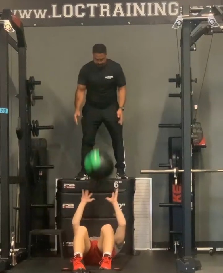 JohnjayVanEs's tweet photo. As a parent I should probably be against another adult purposefully dropping (sometime's even throwing) heavy objects on/at my son, but you know what... I'M GONNA ALLOW IT! LET'S SEE WHERE THIS GOES!! #ItBuildsCharacter https://t.co/VpEBfnLiMS