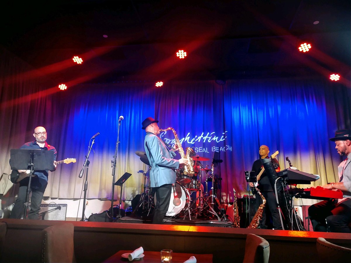 Wow, we had an amazing night at Spaghettini in Seal Beach last night. The band was hot, the crowd was exuberant, and the CD release party was festive!! Thanks California, I look forward to returning!