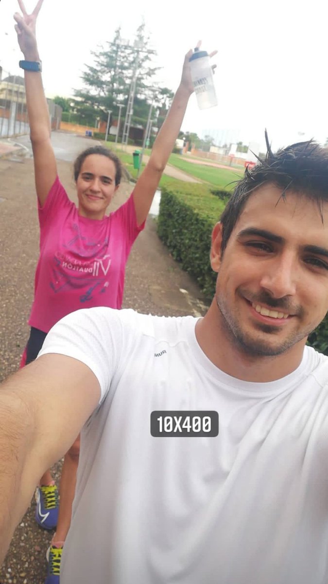 Disfrutando de la pista y de la compañía ❤