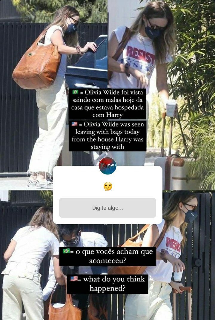 FOFOCA! Harry Styles expulsa azeite de Olivia de sua casa depois da mulher usar suas calcinhas sem sua autorização