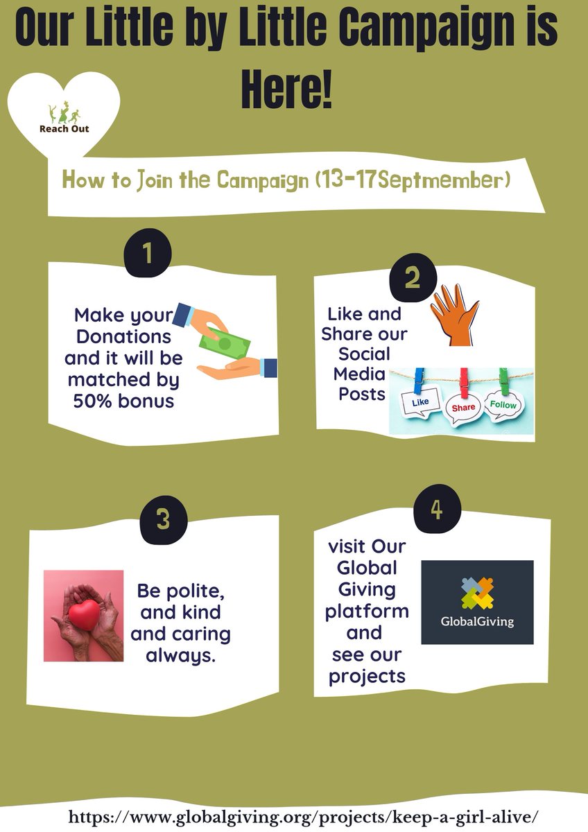 reachoutdev1's tweet photo. @GlobalGiving  #LittleByLittle. #Peacejam2021 also means putting a smile on the faces of vulnerable people. All your donations https://t.co/dYBq7o4cF8  Will be marked by 50% bonus @whatthewomensay @sanambna @DefyhatenowWCA @Reachoutreo @ChrisDennysUK @USEmbYaounde @CanadaCameroon https://t.co/zVyqj2YPHn