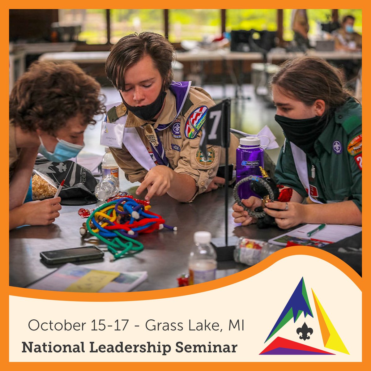 "Our last opportunity of the year for the National Youth Leadership Seminar is coming up on October 15-17 in Grass Lake, Michigan. Learn more about the seminar and how to sign up at central.oa-bsa.org/nls
#OA #BSA #WeAreCR #NLS #WritingOurNextChapter"