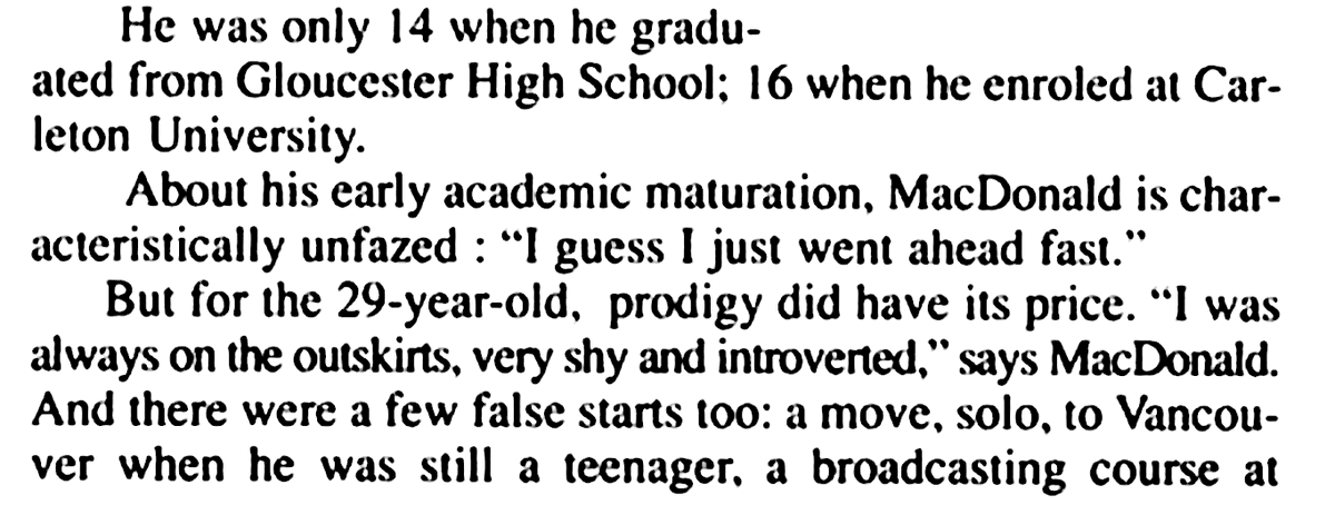 The brilliance of Norm will never fade. The funniest and most insightful comedian of our time. Always one step ahead. A genius who graduated high school at 14, yet told people he only read 6 books in his lifetime.   #normmacdonald  youtu.be/OYMWGQA9w8k  youtu.be/a4ageUPHgno?t=…