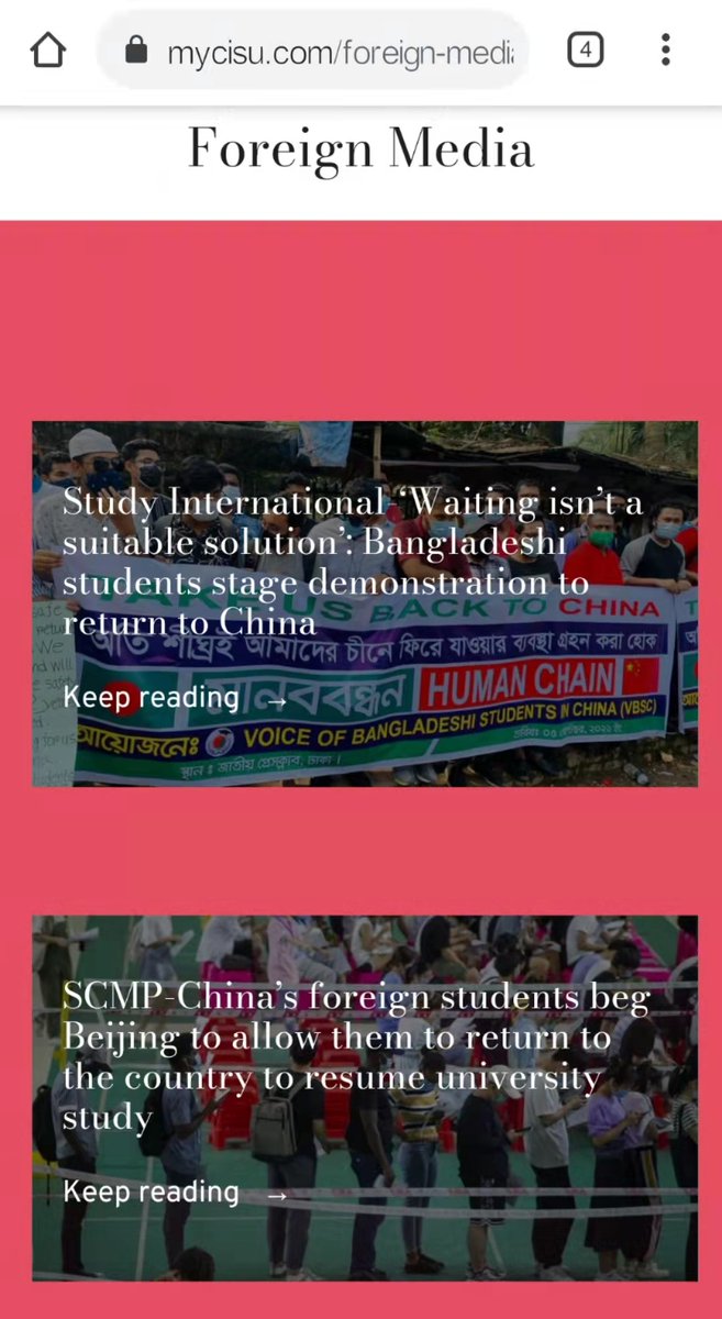takeusbacktoCHN's tweet photo. 🚨‼️ We are glad to announce our new website https://t.co/YycuzrWY3R which is built for the purpose of sharing relevant news/information regarding study in China and also to help give students a voice.

#takeUsBackToChina #China #Educationisnottourism https://t.co/ET52fVTBUI