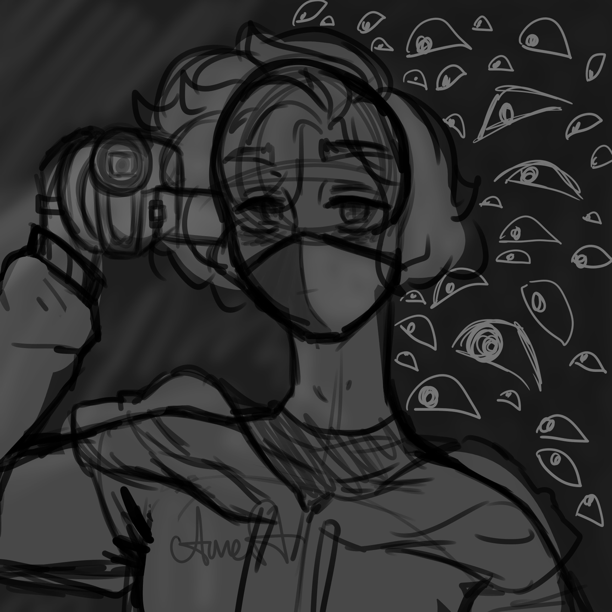 CutieAmeme's tweet photo. Sketch I was supposed to finish for #Rantember day 14 Generation Loss, either I will finish it in the future or it will remain a epic sketch forever 👍 https://t.co/qEwqDY6aEK
