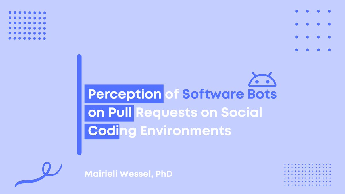 mairieli's tweet image. Want to learn about bots on pull requests? Check out my Ph.D. dissertation! 🇧🇷🤖👩💻
#GitHubBots #OpenSource
📜 mairieli.github.io/files/papers/W…