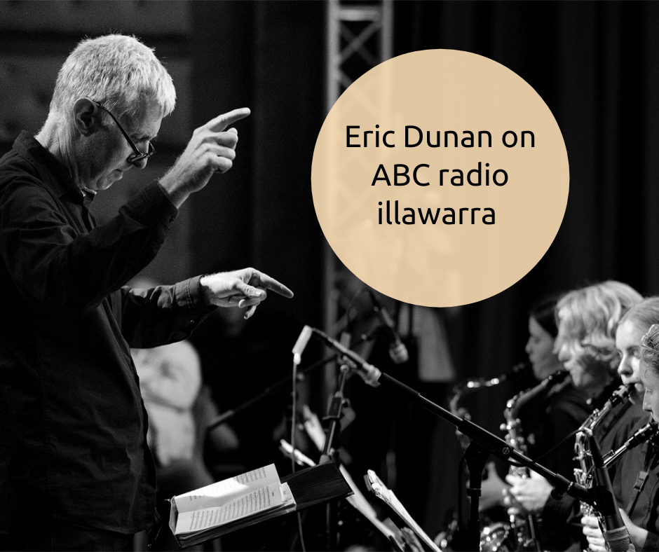 wollconmusic's tweet photo. #RADIOALERT: Tune in to ABC Radio Illawarra (97.3FM) Thursday 16 Sept. 10-10:30am to hear #Jazz expert and #WollCon teacher Eric Dunan, who’ll be playing some recordings with host @nickrheinberger #abcillawarra #jazzmusic https://t.co/FiISOrbuny