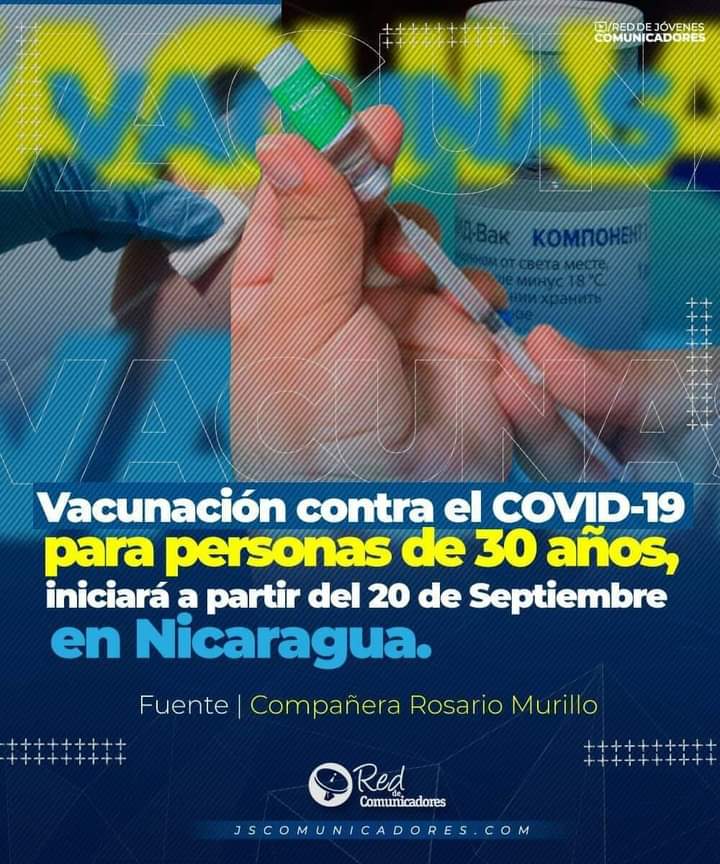 #PatriaPazYPorvenir #VacunandonosPuebloQueVence 
@MinsaTipitapa @MinsaNicaragua @SilaisManagua @ReynaMo05 @SilvieChavez