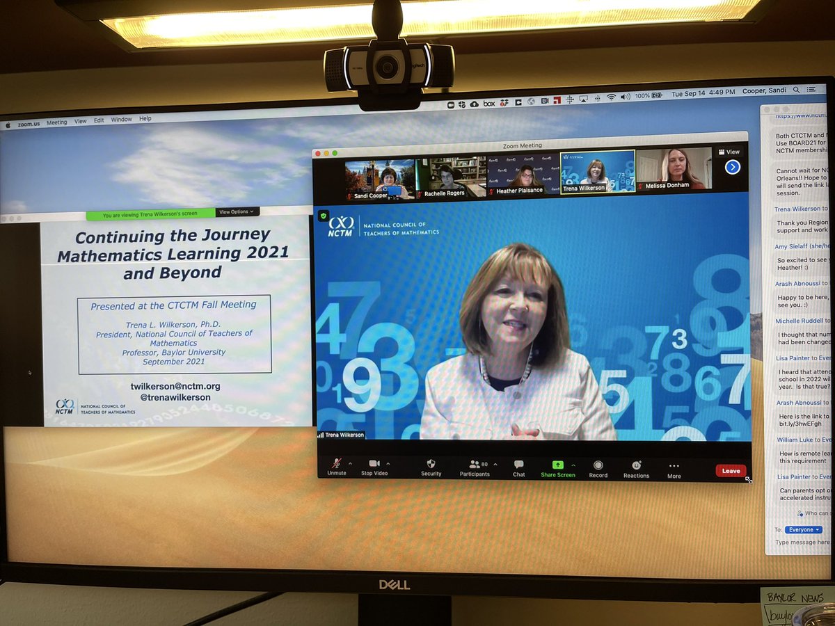 NCTM President, @TrenaWilkerson is sharing a great message at the CTCTM Fall Mtg. <a href="/CenTexCTM/">CTCTM</a> <a href="/NCTM/">NCTM</a> <a href="/BaylorMathEd/">BU Math Education</a> <a href="/BaylorSOE/">Baylor School of Ed</a>
