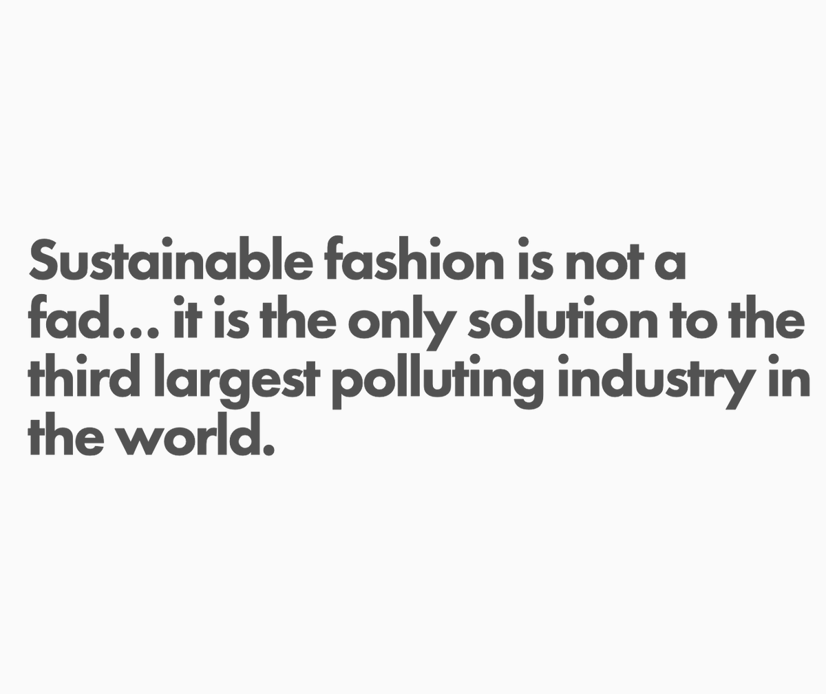 TERSUSSolutions's tweet image. We are leading the fight against the fast-fashion industry.  

And you can help us do so by sending us your clothes. 

Get your clothes cleaned: bit.ly/3edOWMN