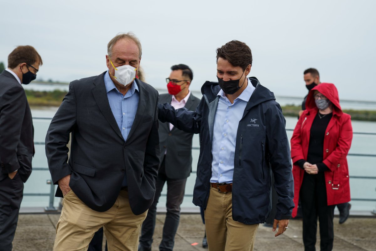 Today I met with <a href="/JustinTrudeau/">Justin Trudeau</a> in Richmond to discuss the <a href="/liberal_party/">Liberal Party</a> climate plan. As I told him, “This is a plan that I’ve been dreaming of for most of my life.” It is economy wide, its all encompassing and it's costed and well thought through! #cdnpoli #Elxn44