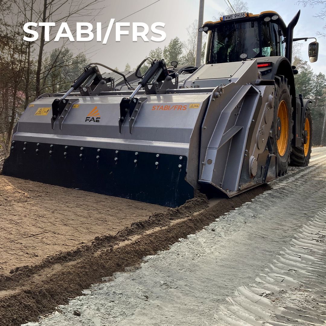 FAE soil stabilizer for road co structuring. #Faeusa #Roadconstruction #Soilstabilization #Infrustructures